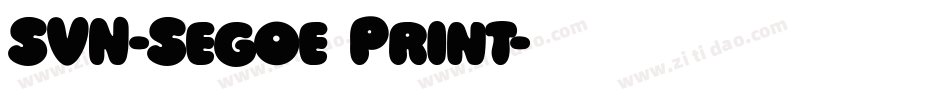SVN-Segoe Print字体转换